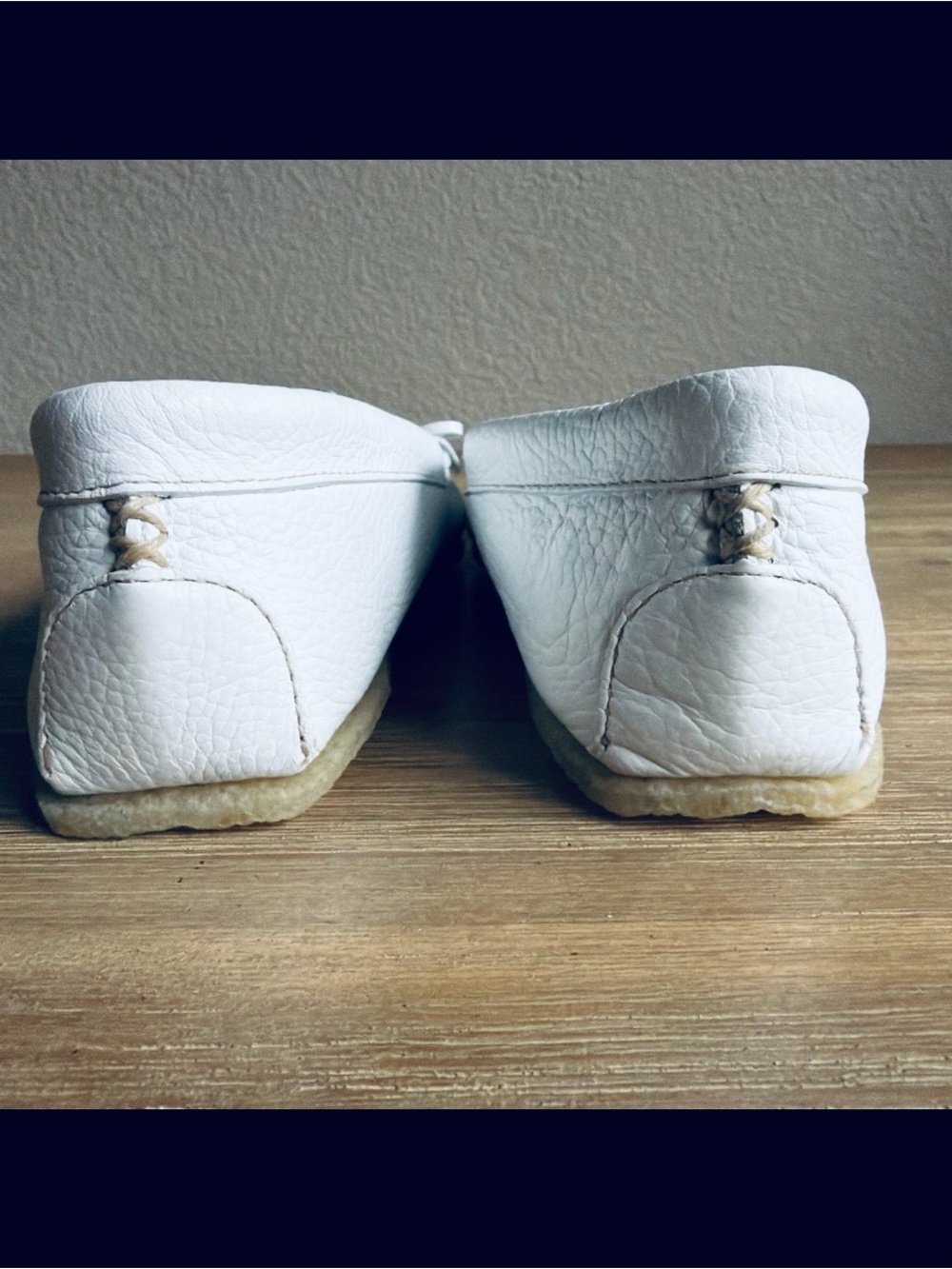 J Crew Soft Unlined Leather Loafer Moccasins Loafers Ivory White Women’s Size 9 - Picture 9 of 11